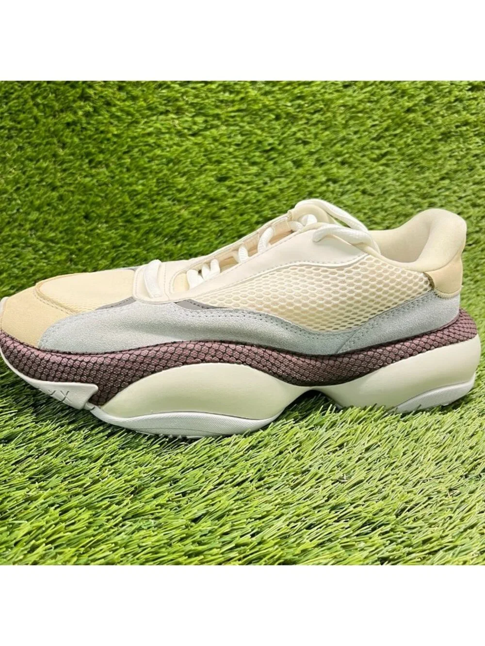Puma Alteration Blitz Mens Size 8.5 Cream Ivory Athletic Walking Shoes Sneakers